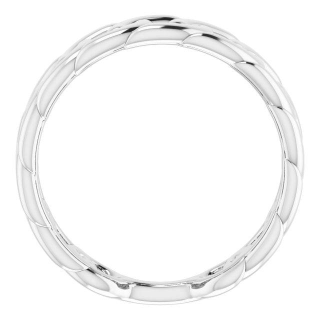 Sterling Silver Stackable Chain Link Ring