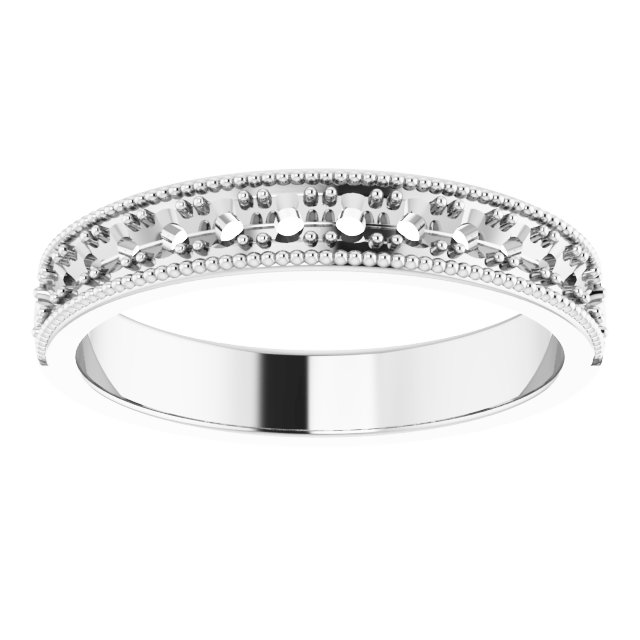 14K White 3/8 CTW Diamond Anniversary Band