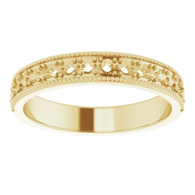 14K Yellow 3/8 CTW Diamond Anniversary Band