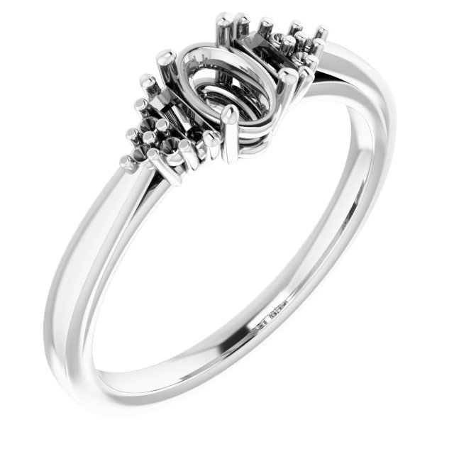 Accented Engagement Ring