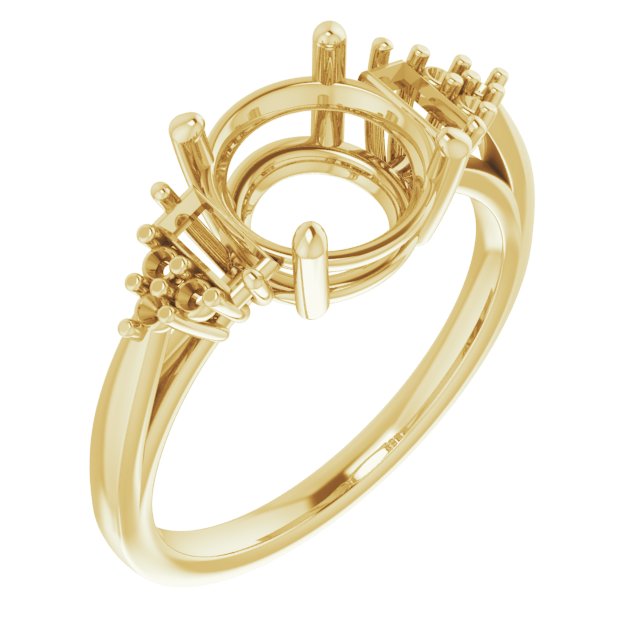 Accented Engagement Ring