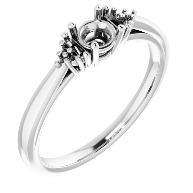 Accented Engagement Ring