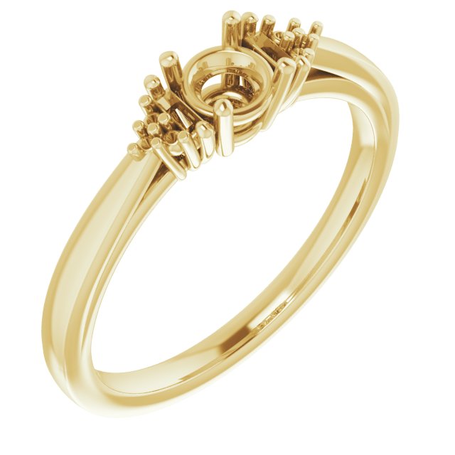 Accented Engagement Ring