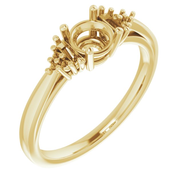Accented Engagement Ring