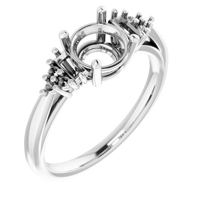 Accented Engagement Ring