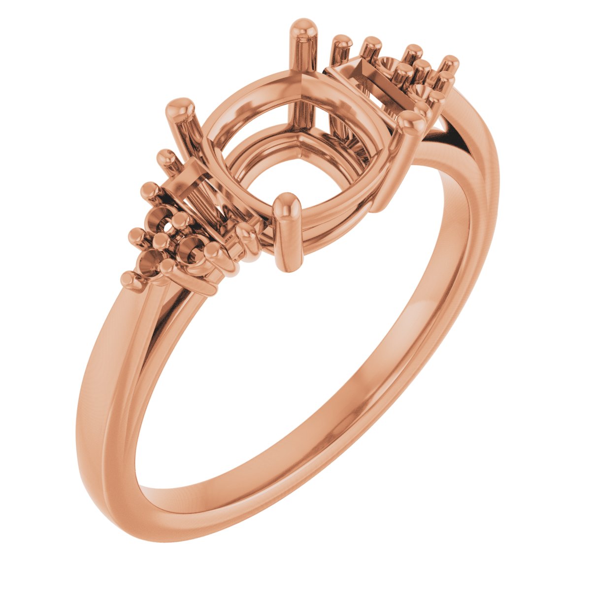 Accented Engagement Ring