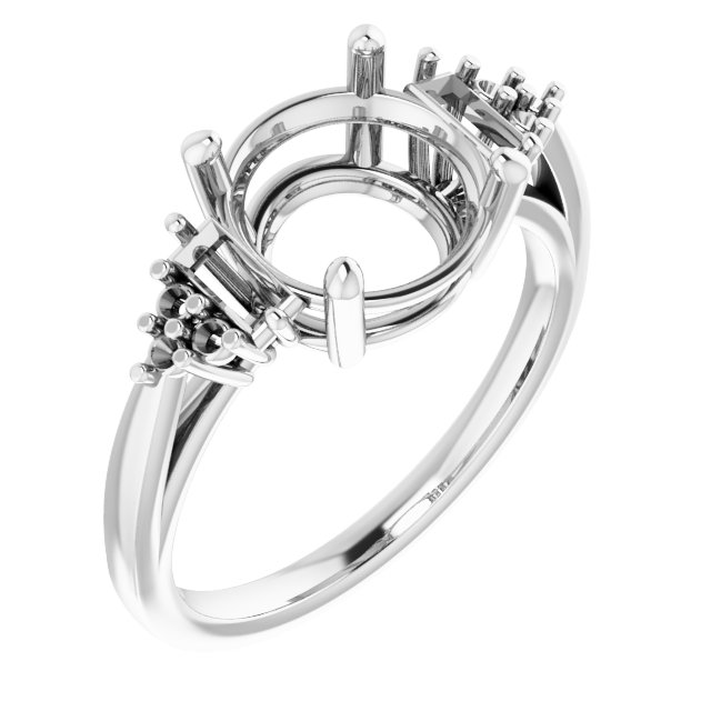 Accented Engagement Ring