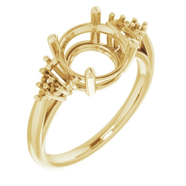 Accented Engagement Ring