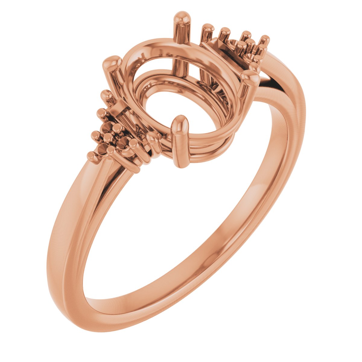 Accented Engagement Ring