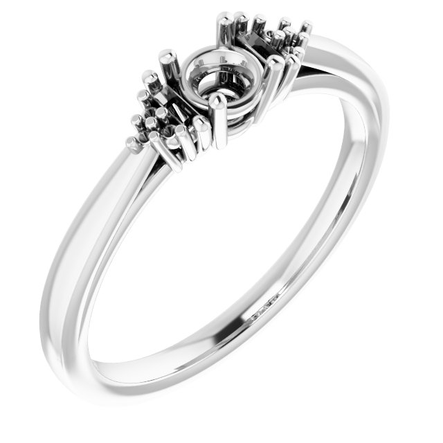 Accented Engagement Ring