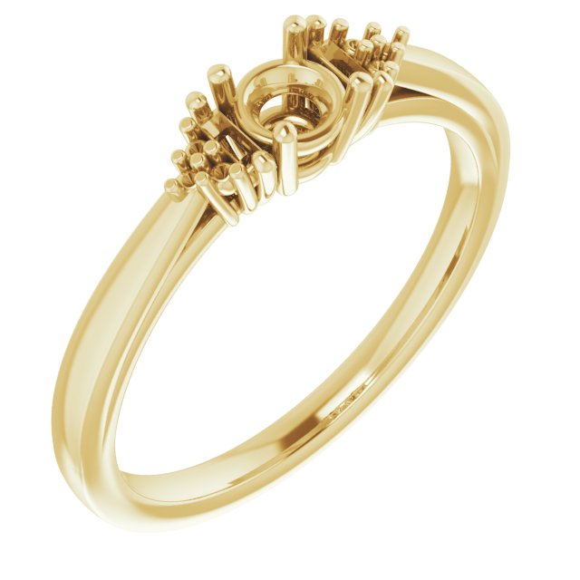 Accented Engagement Ring