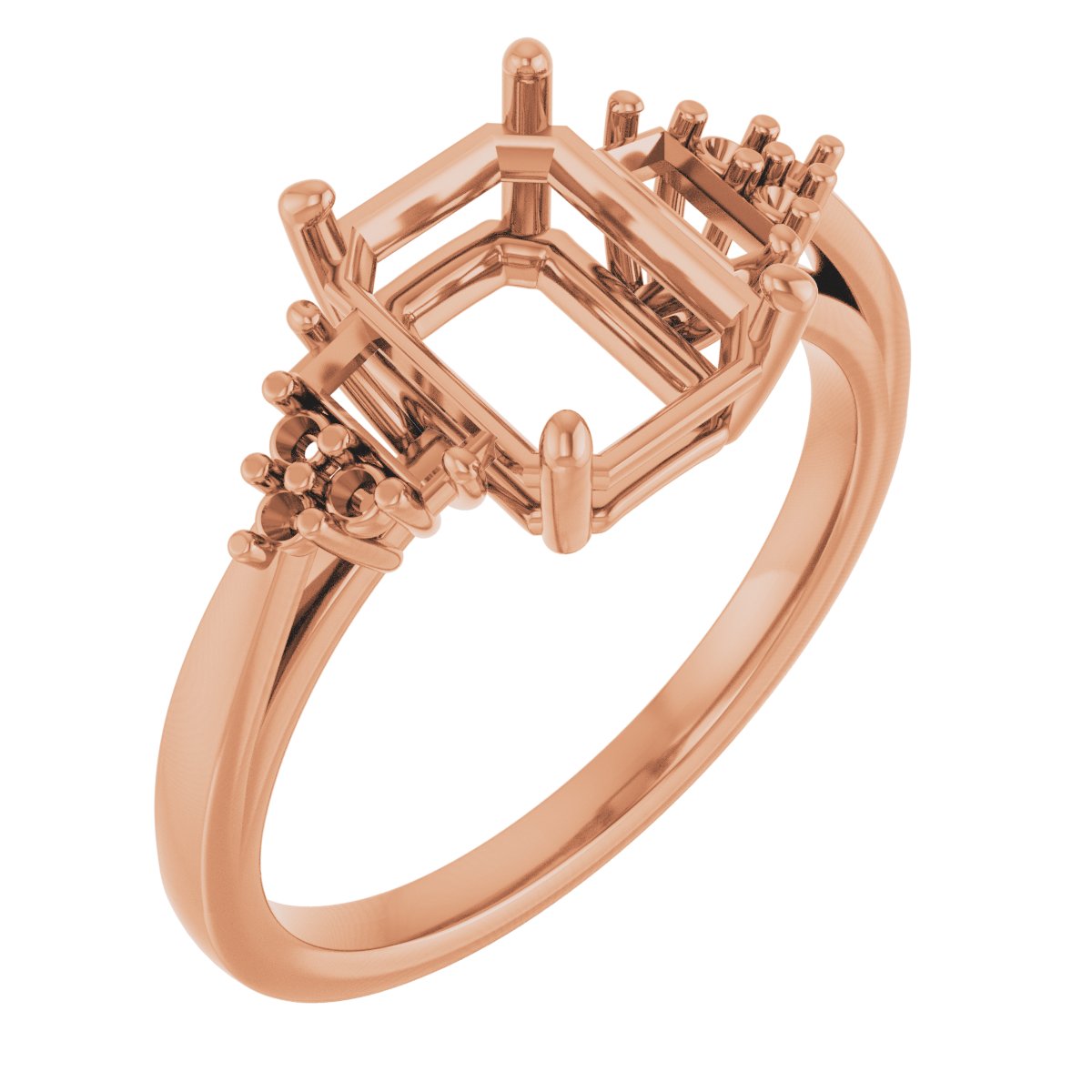 Accented Engagement Ring