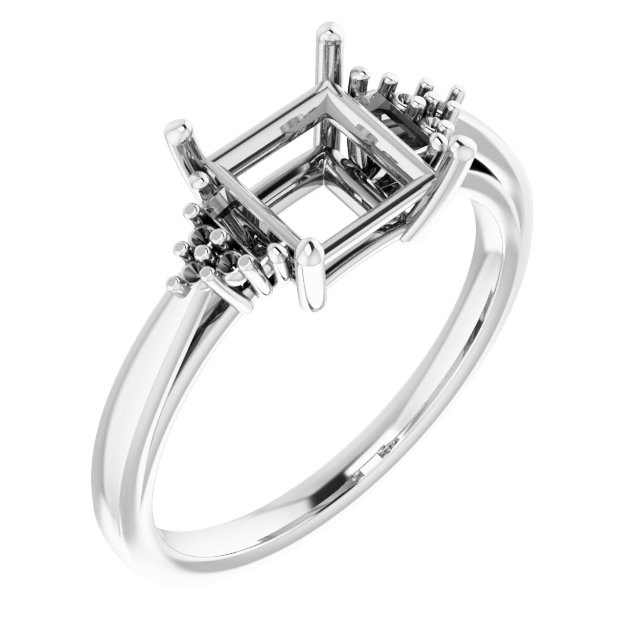 Accented Engagement Ring