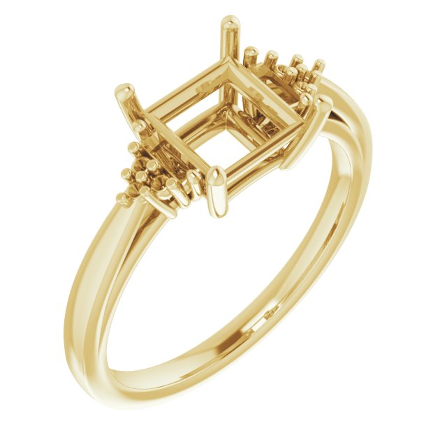 Accented Engagement Ring