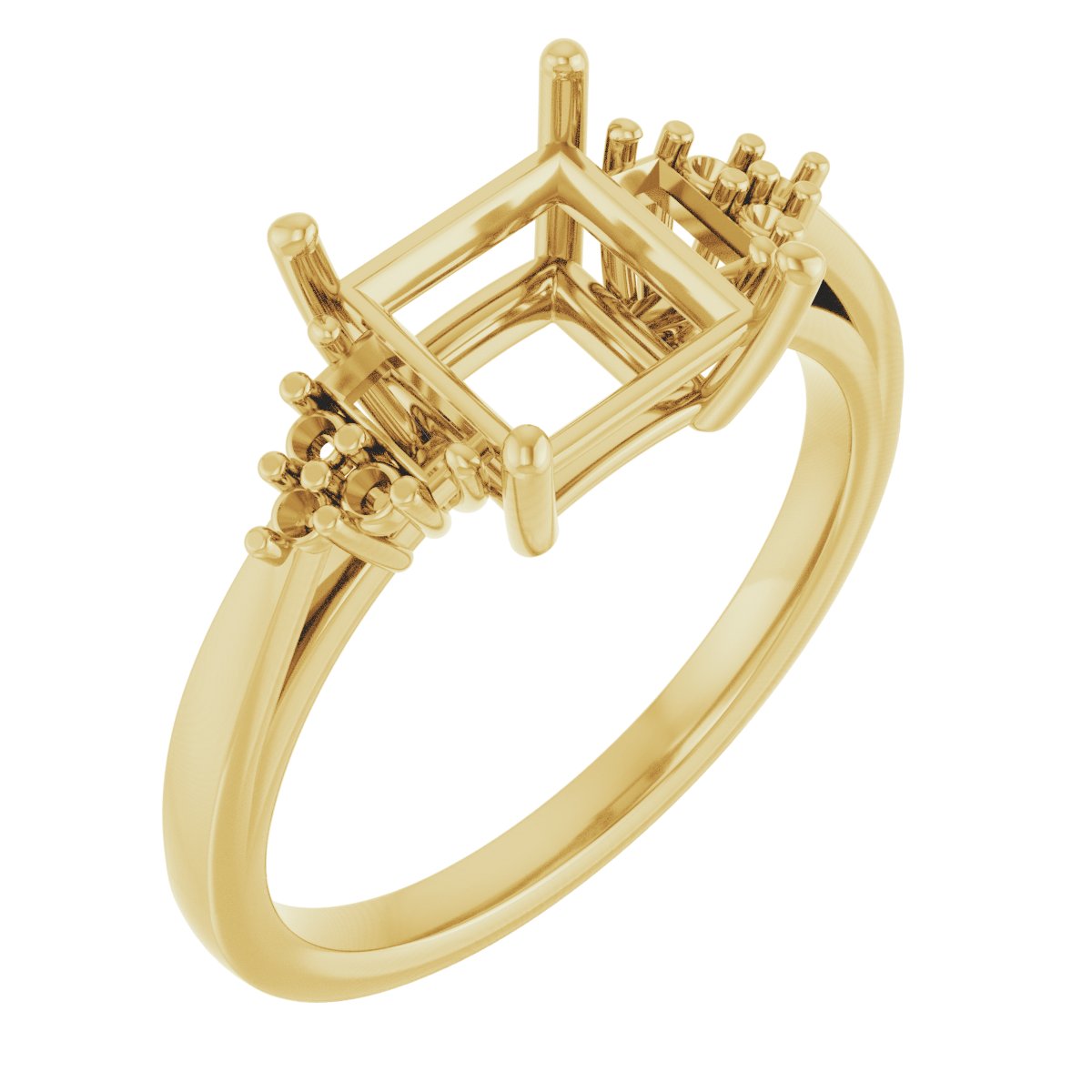 Accented Engagement Ring