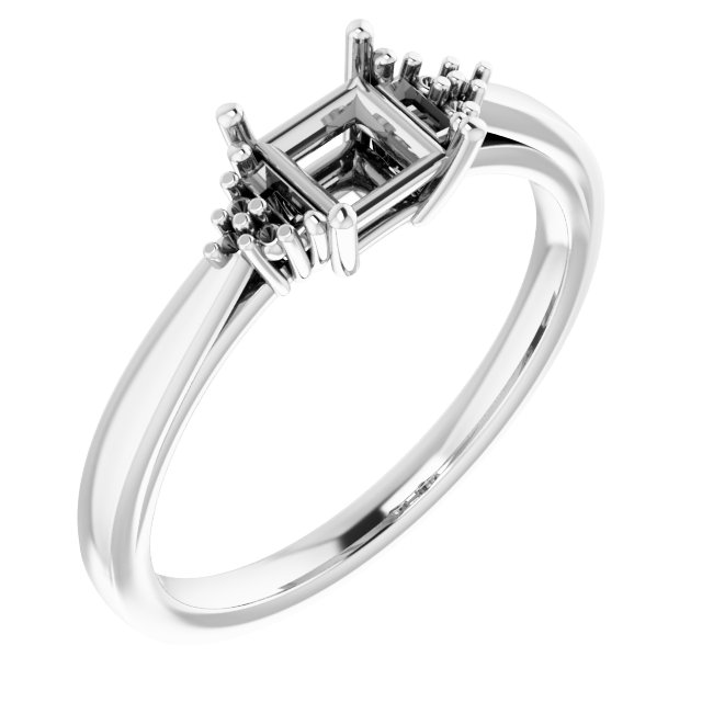 Accented Engagement Ring
