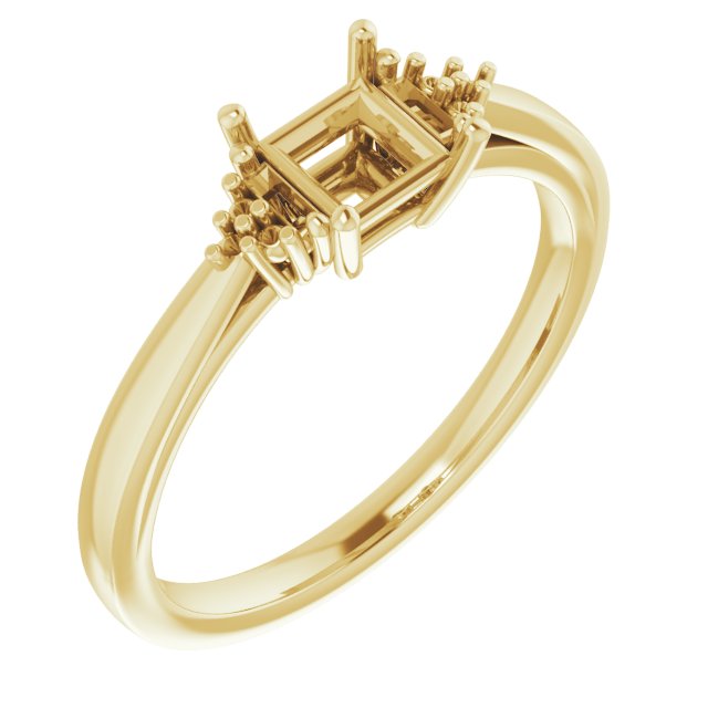 Accented Engagement Ring