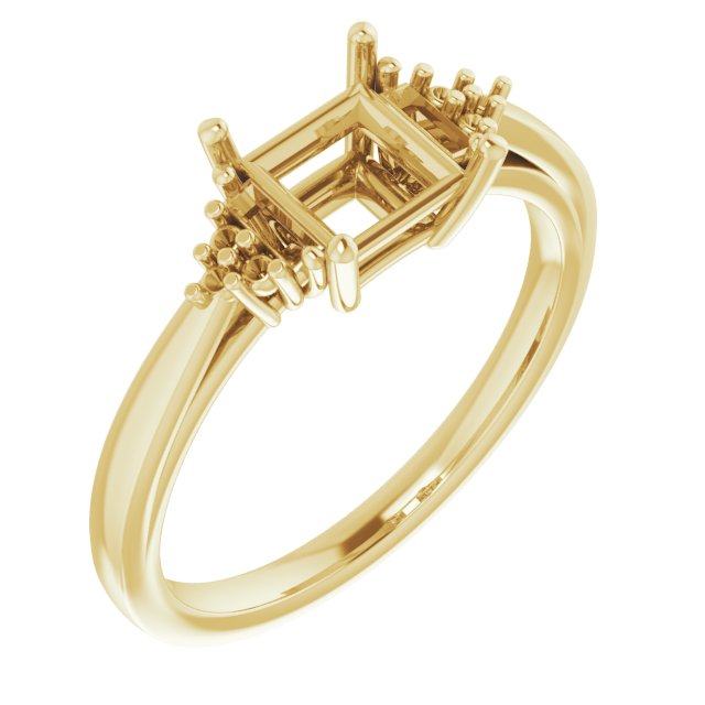 Accented Engagement Ring
