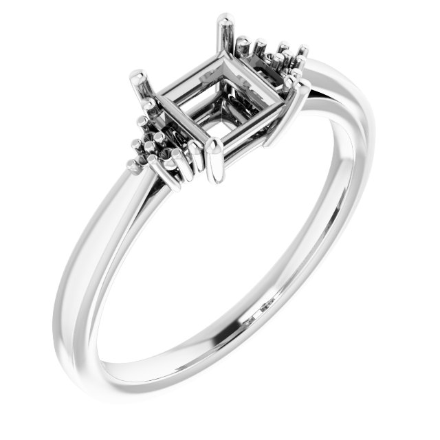 Accented Engagement Ring