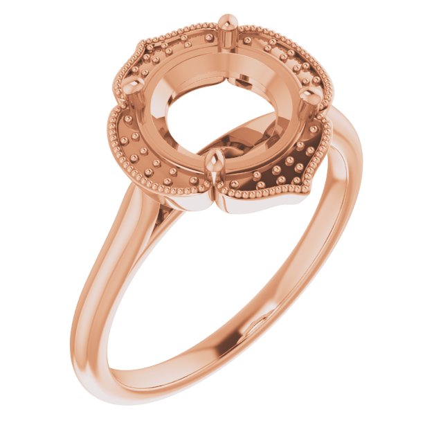 Accented Vintage-Inspired Ring