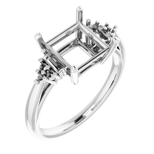 Accented Engagement Ring