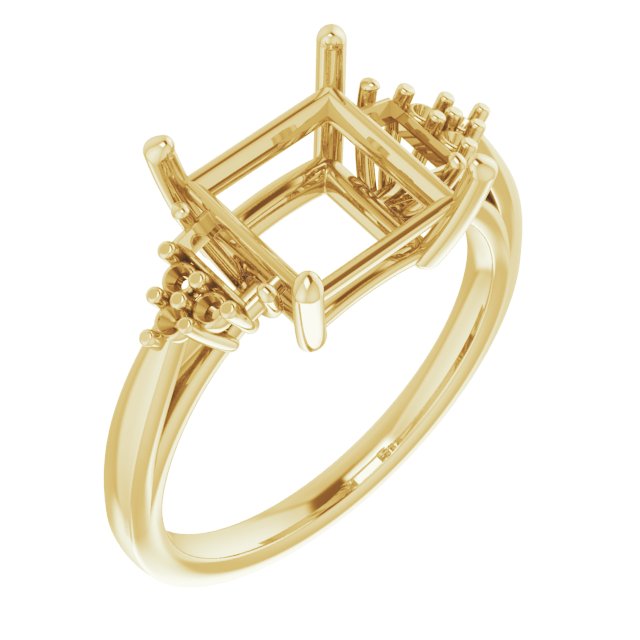 Accented Engagement Ring