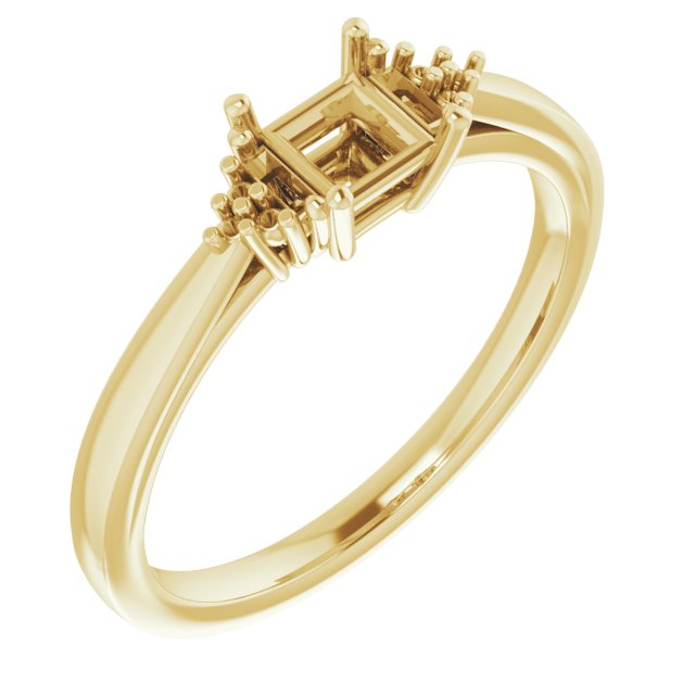 Accented Engagement Ring