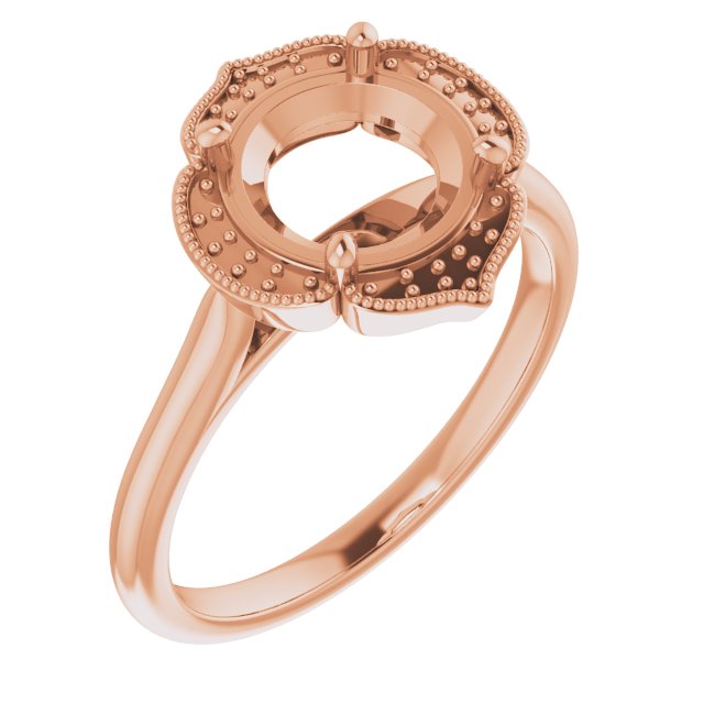 Accented Vintage-Inspired Ring