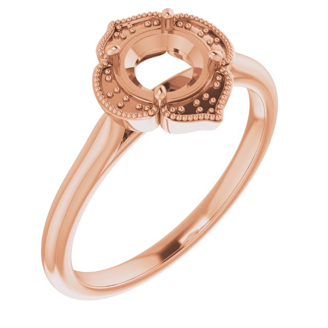 Accented Vintage-Inspired Ring