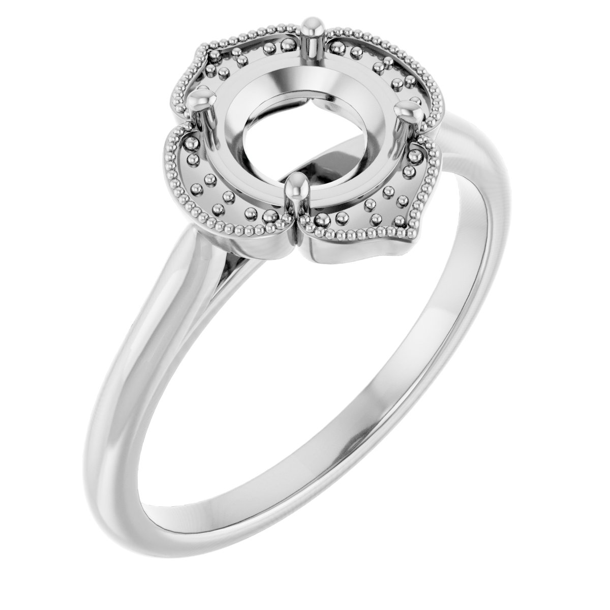 Accented Vintage-Inspired Ring