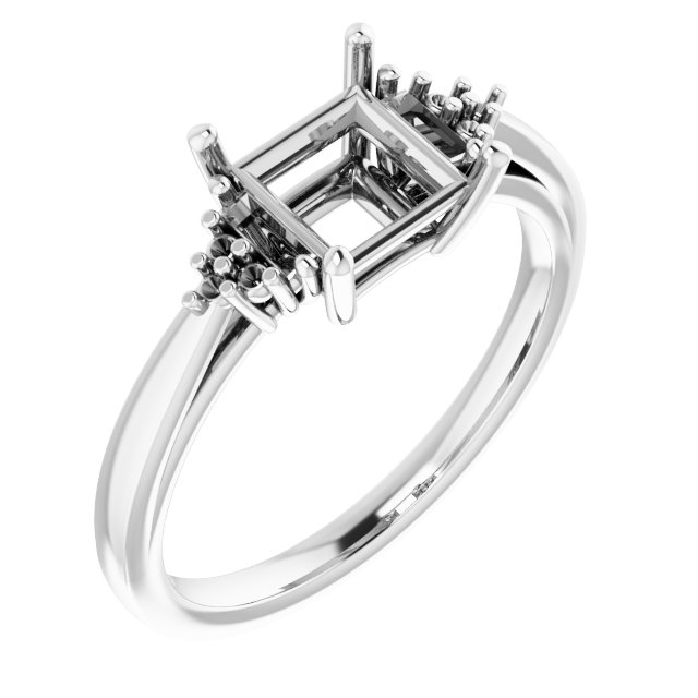 Accented Engagement Ring
