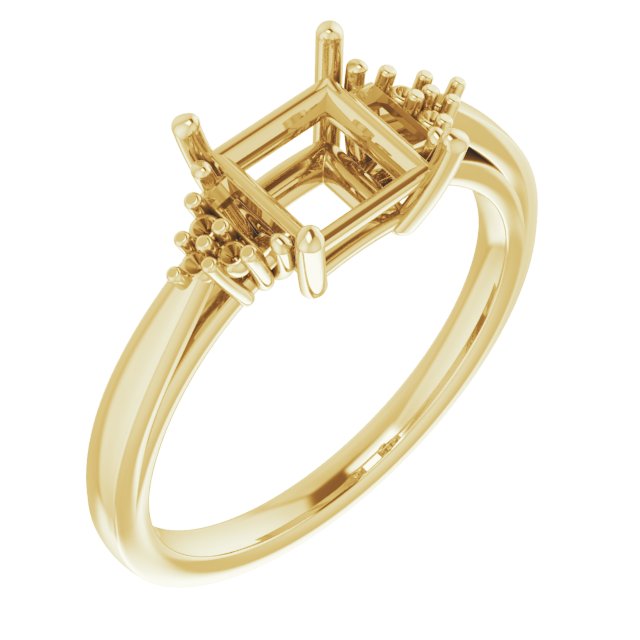 Accented Engagement Ring