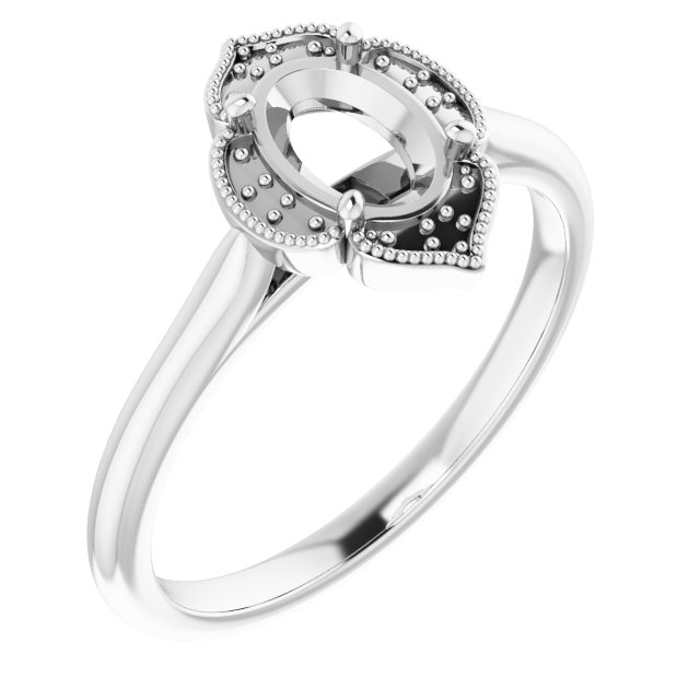 Accented Vintage-Inspired Ring