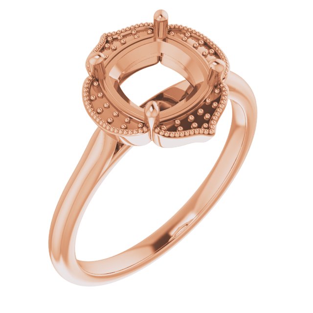 Accented Vintage-Inspired Ring