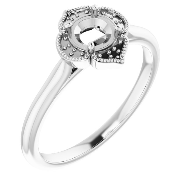 Accented Vintage-Inspired Ring