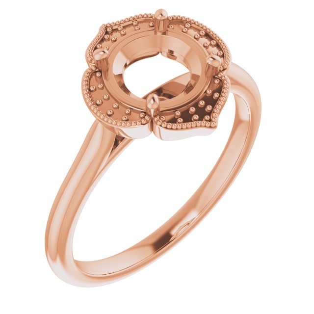Accented Vintage-Inspired Ring