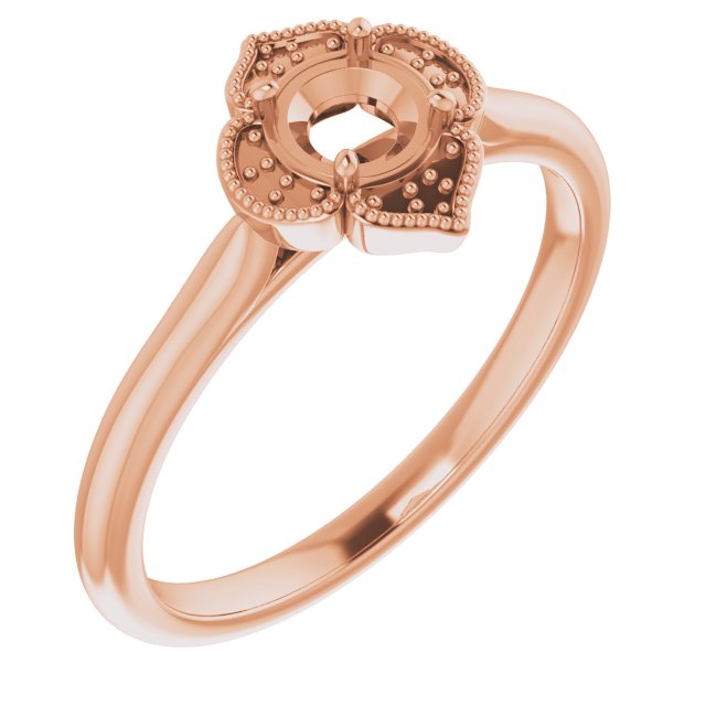 Accented Vintage-Inspired Ring