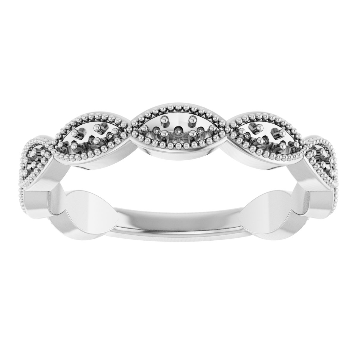 14K White 1/5 CTW Diamond Anniversary Band