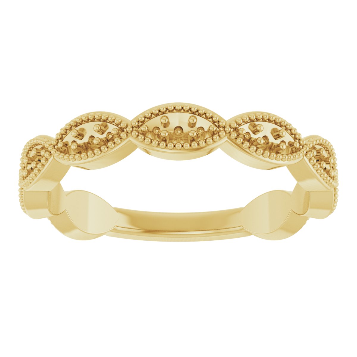 14K Yellow 1/5 CTW Diamond Anniversary Band