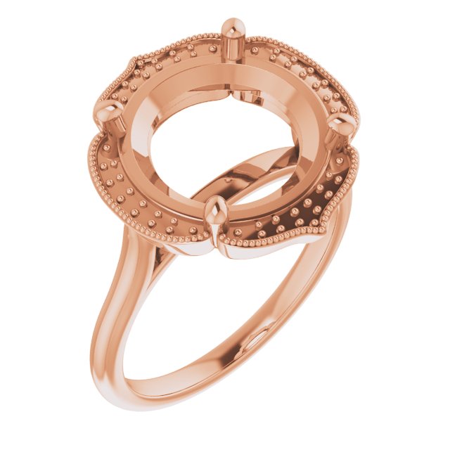 Accented Vintage-Inspired Ring