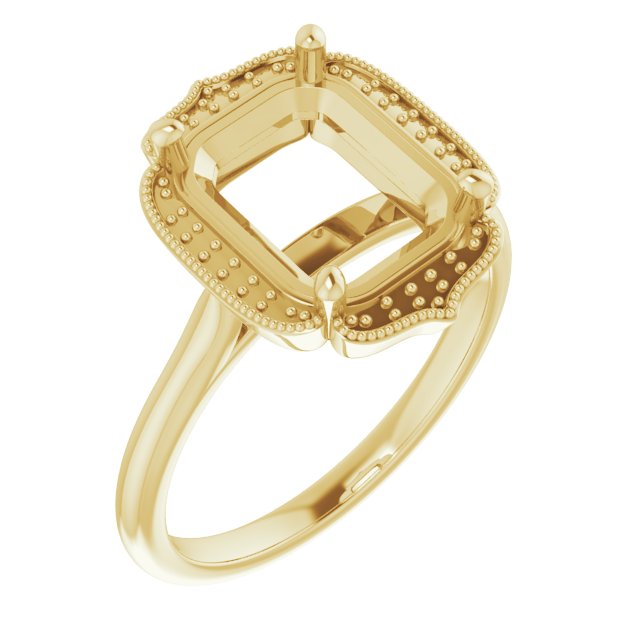Accented Vintage-Inspired Ring