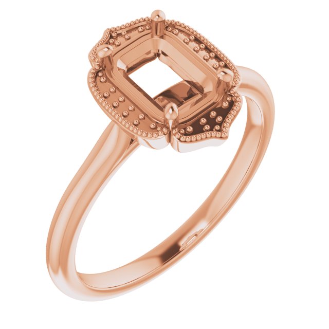 Accented Vintage-Inspired Ring