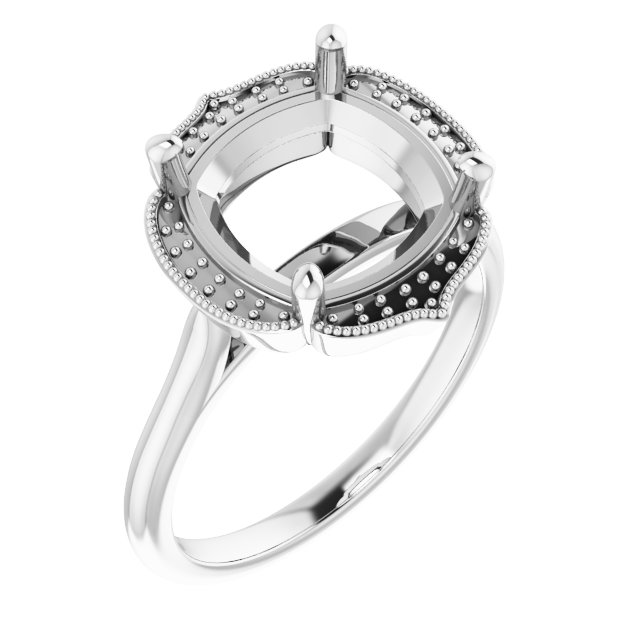 Accented Vintage-Inspired Ring