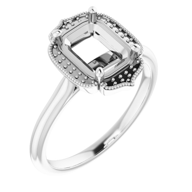 Accented Vintage-Inspired Ring