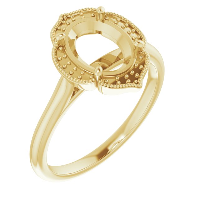 Accented Vintage-Inspired Ring