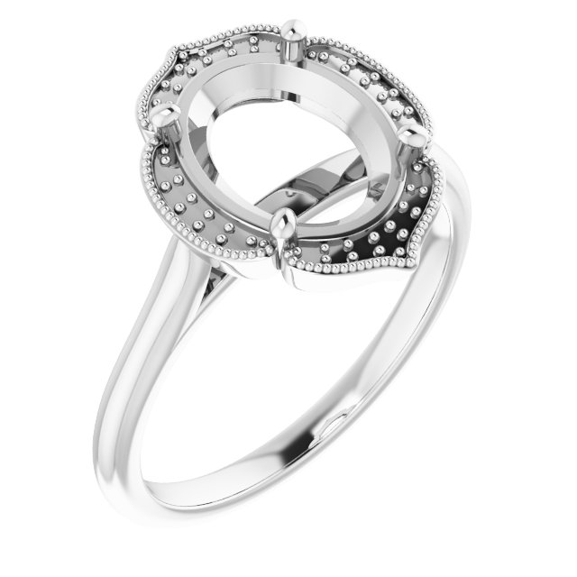 Accented Vintage-Inspired Ring