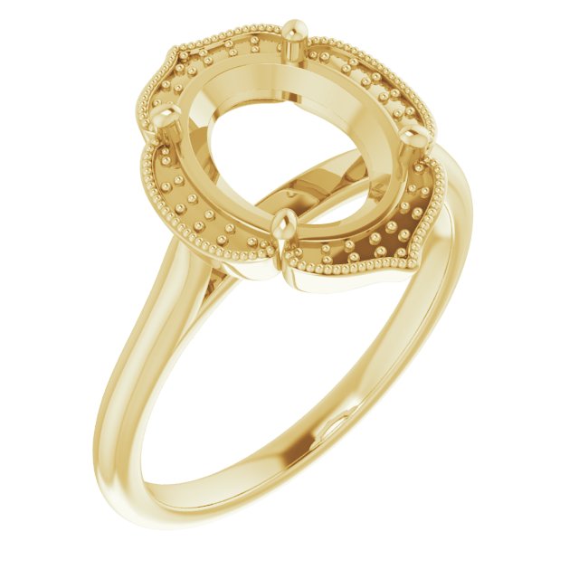 Accented Vintage-Inspired Ring