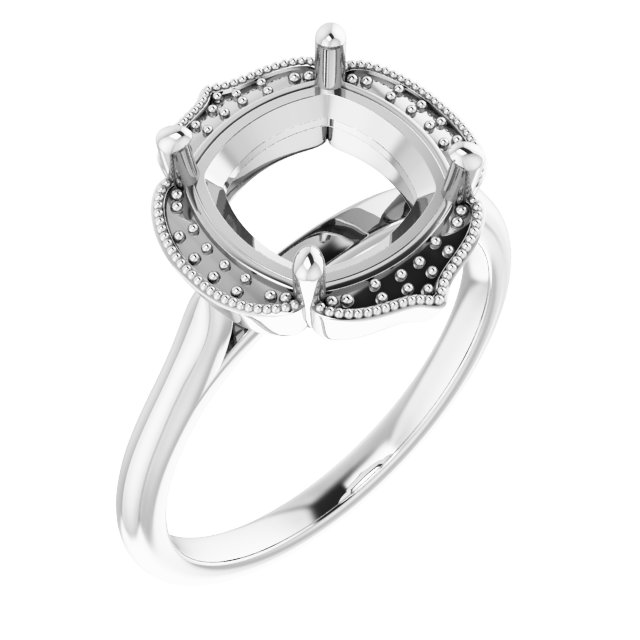Accented Vintage-Inspired Ring