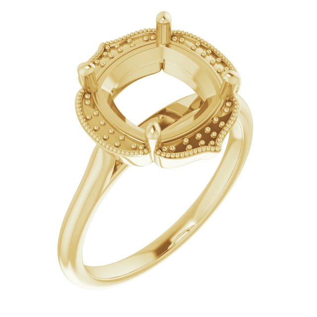 Accented Vintage-Inspired Ring