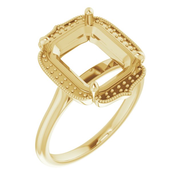 Accented Vintage-Inspired Ring